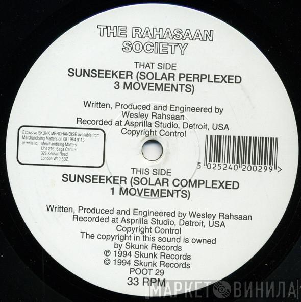 The Rahsaan Society - Sunseeker