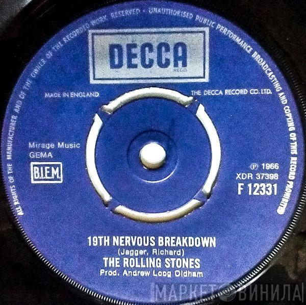  The Rolling Stones  - 19th Nervous Breakdown / As Tears Go By