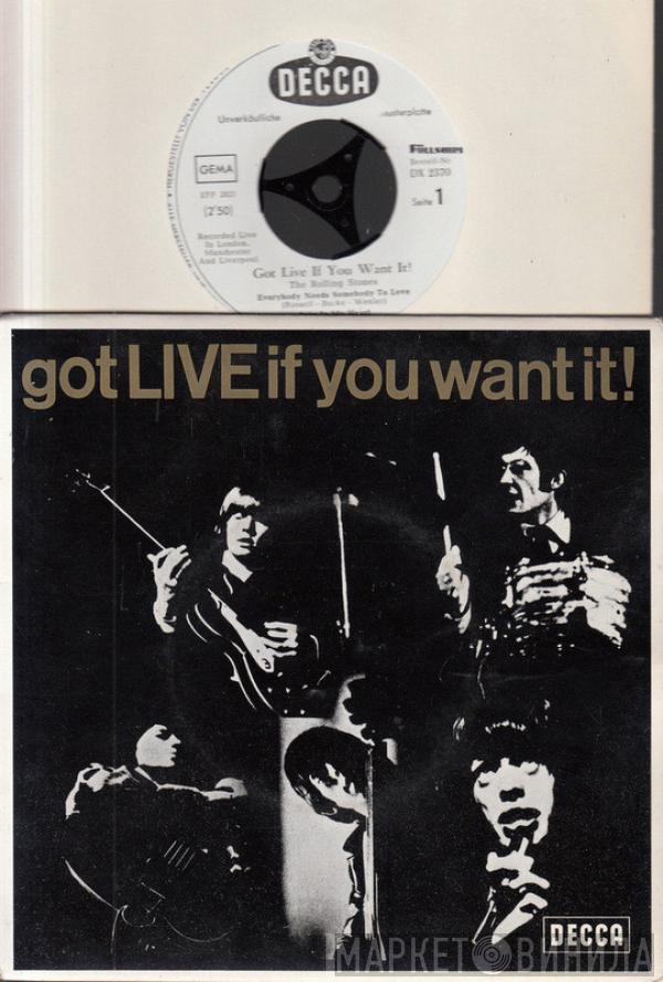  The Rolling Stones  - Got Live If You Want It!