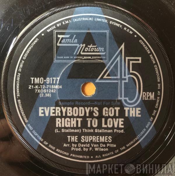  The Supremes  - Everybody's Got The Right To Love / But I Love You More