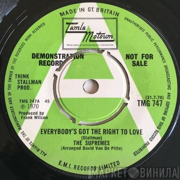  The Supremes  - Everybody's Got The Right To Love