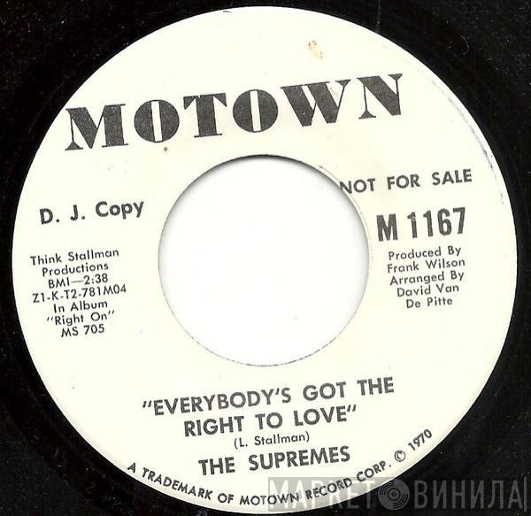  The Supremes  - Everybody's Got The Right To Love