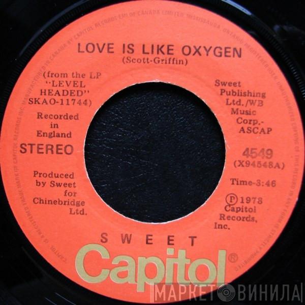  The Sweet  - Love Is Like Oxygen / Cover Girl
