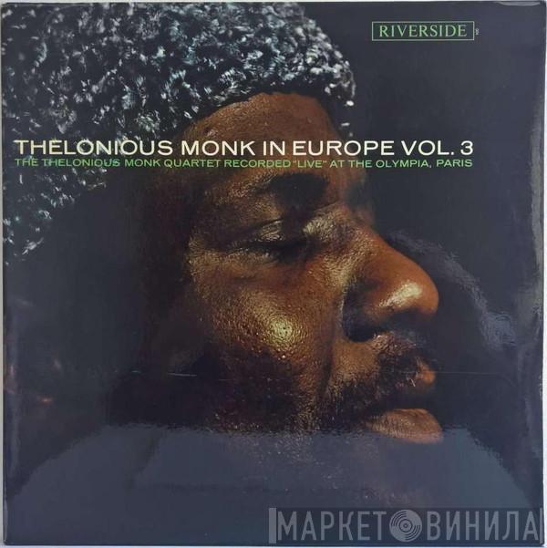 The Thelonious Monk Quartet  - Thelonious Monk In Europe Vol. 3