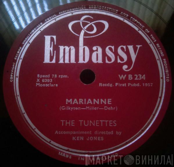 The Tunettes  - Marianne / Gonna Get Along Without Ya Now