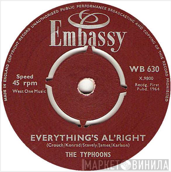 The Typhoons, Marilyn Lee - Everything's Al'right / Move Over Darling