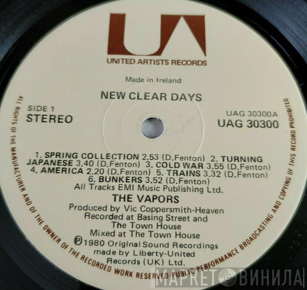  The Vapors  - New Clear Days
