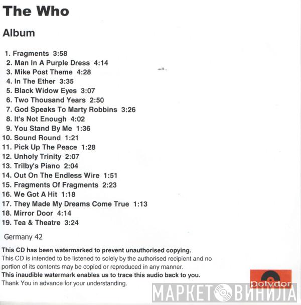  The Who  - Endless Wire