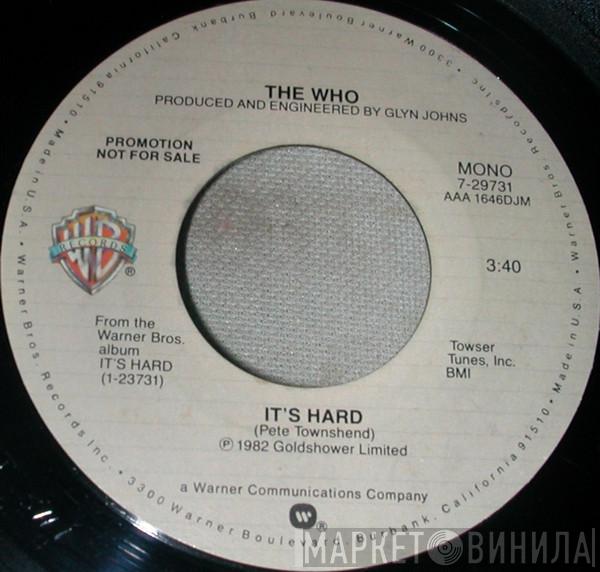  The Who  - It's Hard