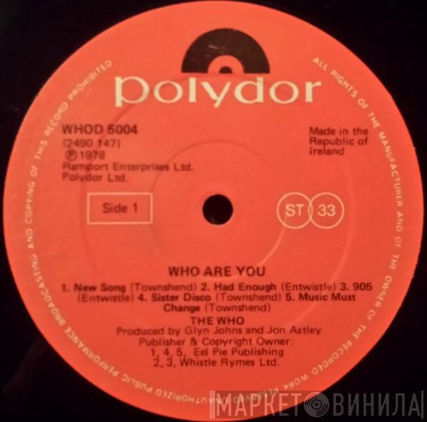  The Who  - Who Are You