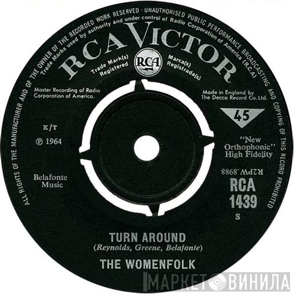  The Womenfolk  - Turn Around / One Man's Hands