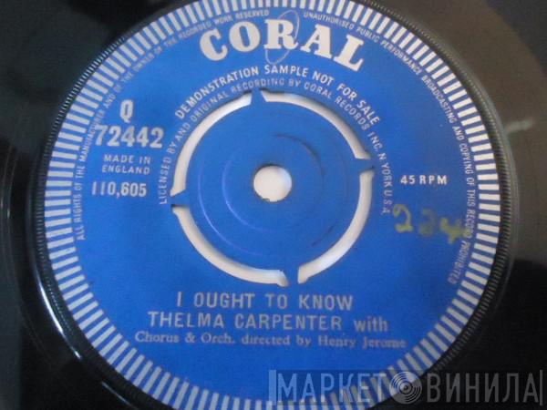 Thelma Carpenter - I Ought To Know