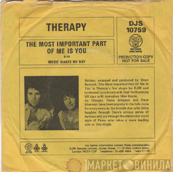 Therapy  - The Most Important Part Of Me Is You