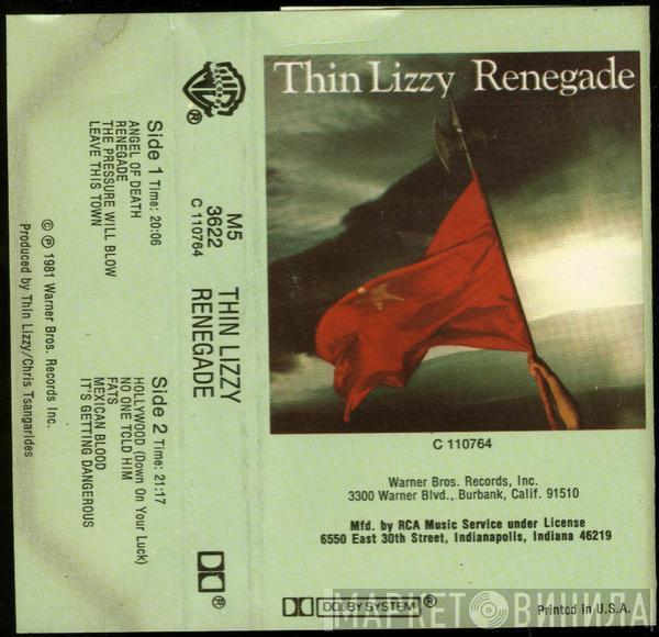  Thin Lizzy  - Renegade