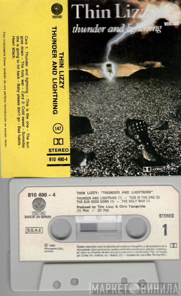  Thin Lizzy  - Thunder And Lightning