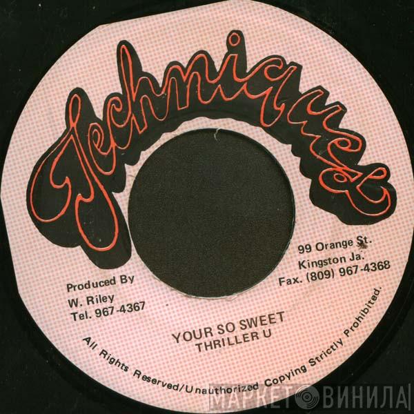Thriller U - Your So Sweet