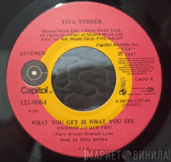  Tina Turner  - What You Get Is What You See = Cogiste Lo Que Ves