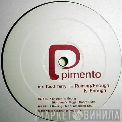  Todd Terry  - Raining / Enough Is Enough