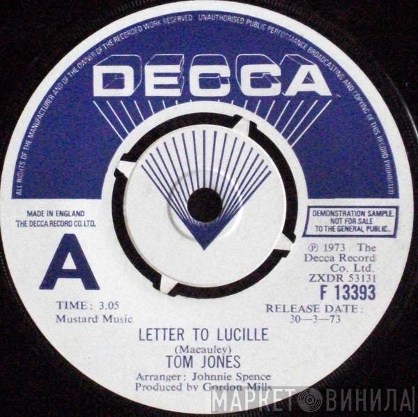  Tom Jones  - Letter To Lucille