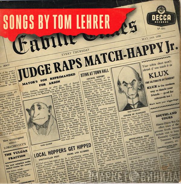  Tom Lehrer  - Songs By Tom Lehrer