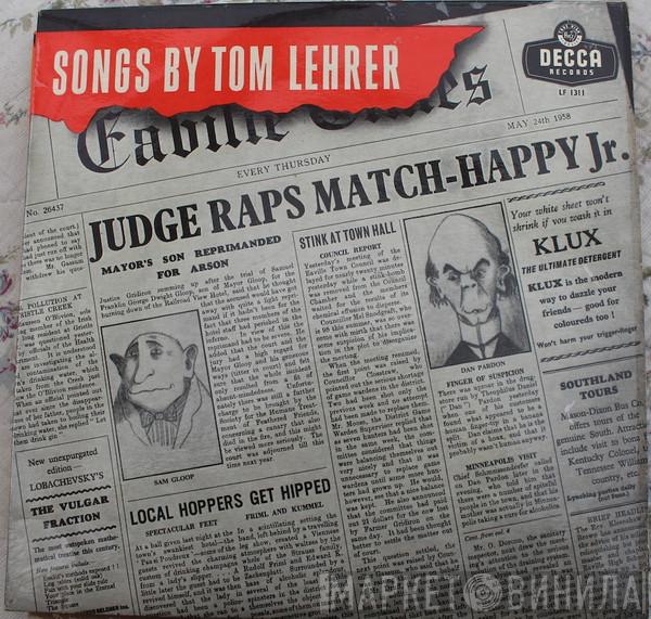  Tom Lehrer  - Songs By Tom Lehrer