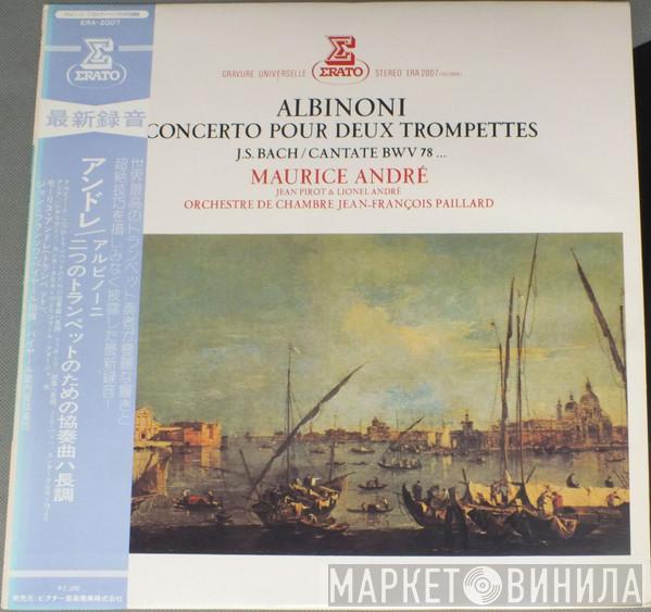 , Tomaso Albinoni , Domenico Zipoli , Johann Sebastian Bach , Maurice André , Jean Pirot , Lionel André , Orchestre De Chambre Jean-François Paillard  Jean-François Paillard  - Concerto Pour Deux Trompettes