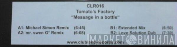  Tomato's Factory  - Message In A Bottle