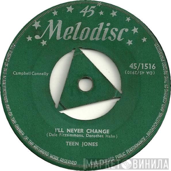 Tommy Dee, Teen Jones - Three Stars / I'll Never Change