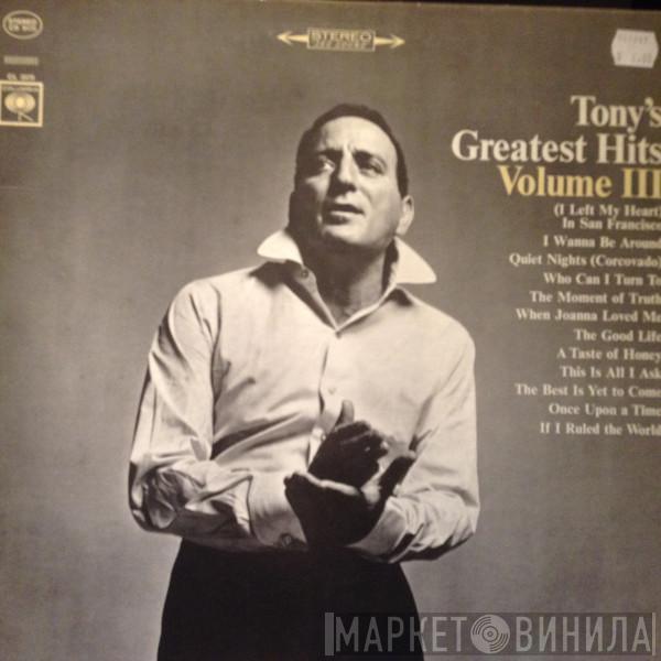  Tony Bennett  - Tony's Greatest Hits Volume III