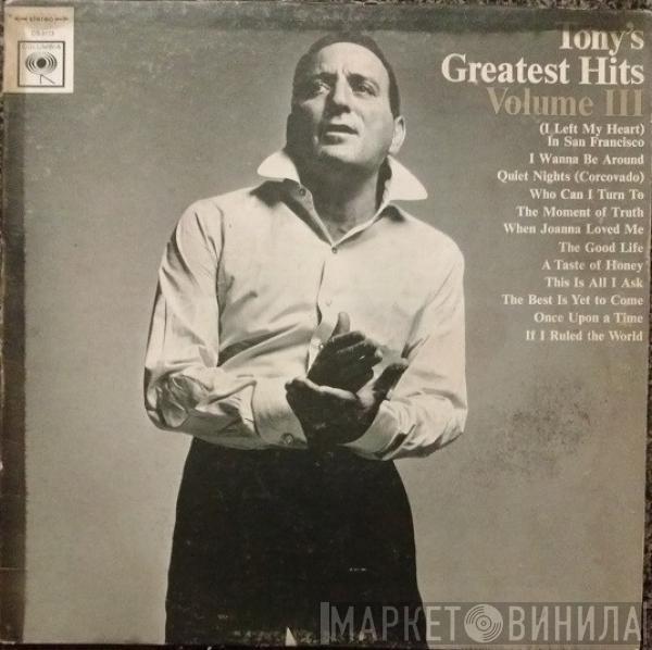  Tony Bennett  - Tony's Greatest Hits Volume III