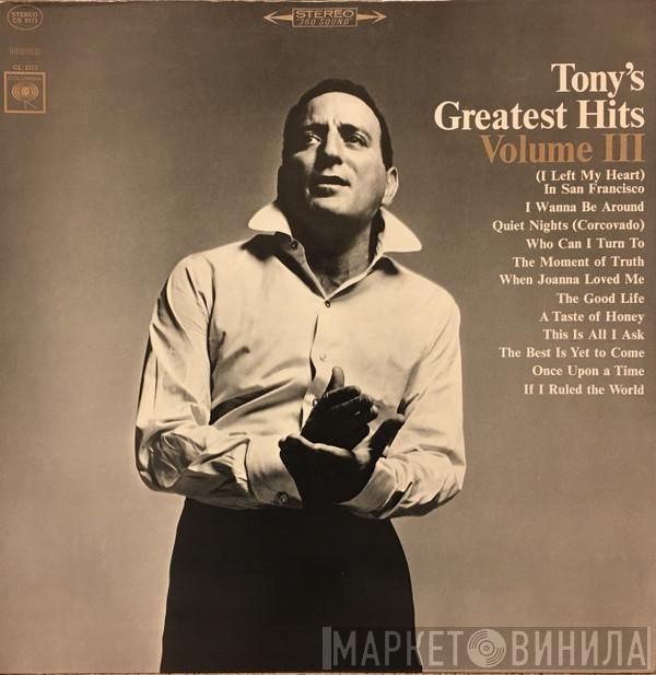  Tony Bennett  - Tony's Greatest Hits Volume III