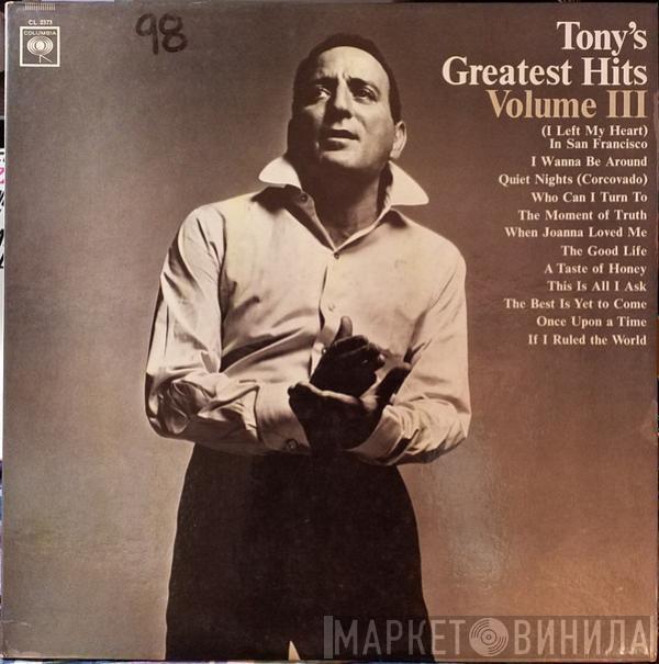  Tony Bennett  - Tony's Greatest Hits, Volume III