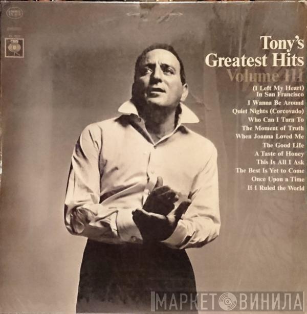  Tony Bennett  - Tony's Greatest Hits, Volume III