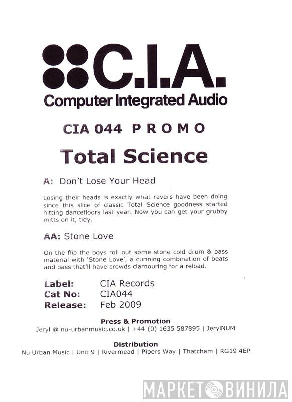  Total Science  - Don't Lose Your Head / Stone Love