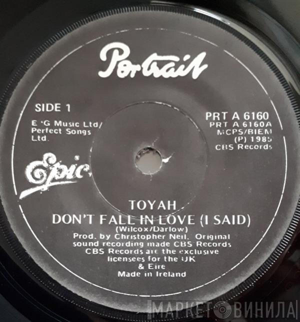  Toyah  - Don't Fall In Love (I Said)