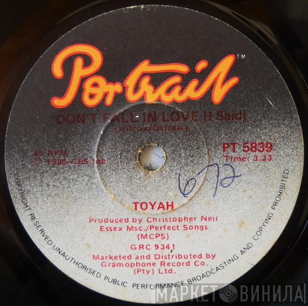  Toyah  - Don't Fall In Love (I Said)