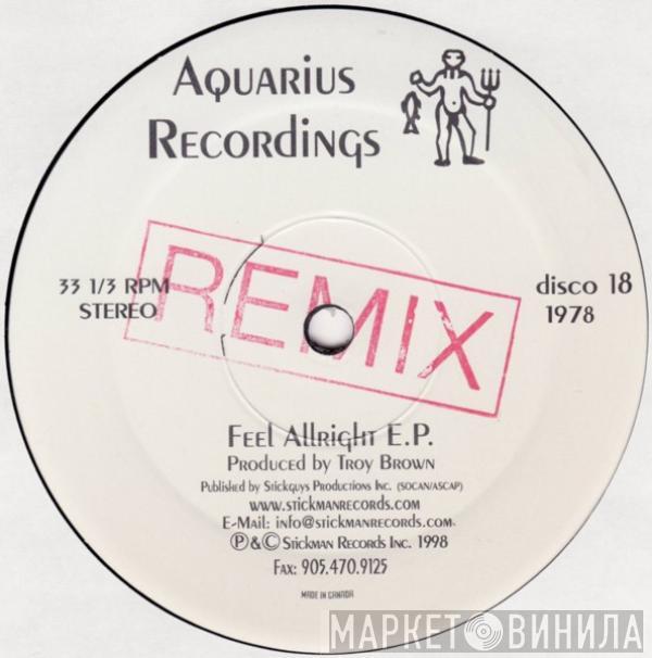 Troy Brown - Feel Allright E.P. (Remix)