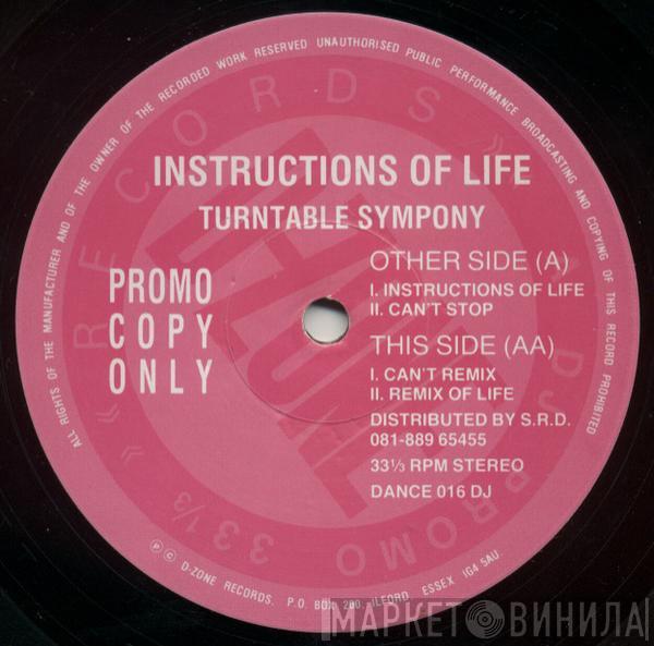 Turntable Symphony - Instructions Of Life