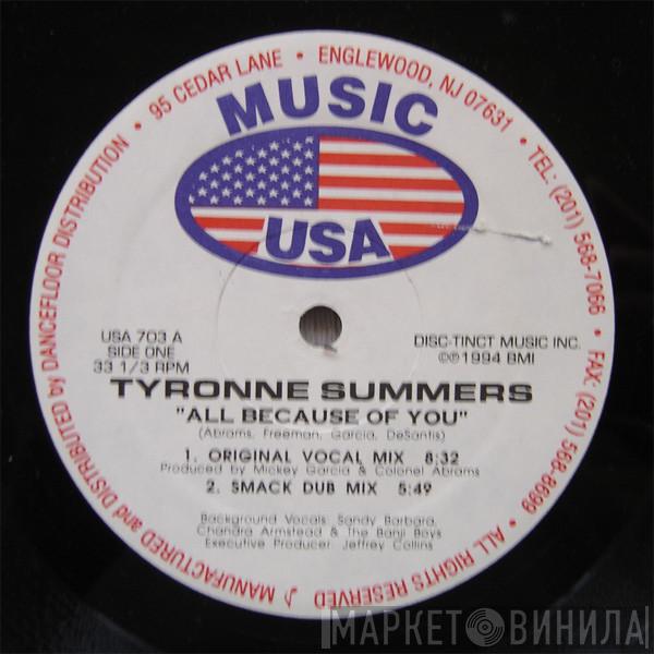 Tyrone Summers - All Because Of You