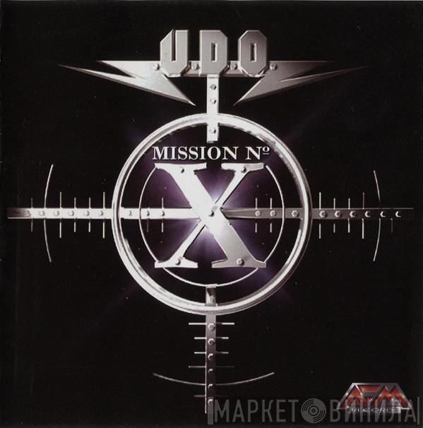 U.D.O.   - Mission No. X