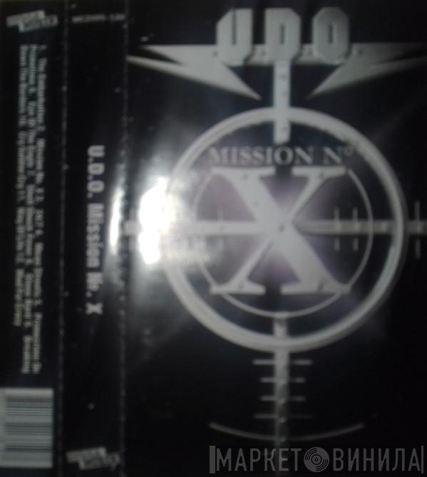  U.D.O.   - Mission No. X