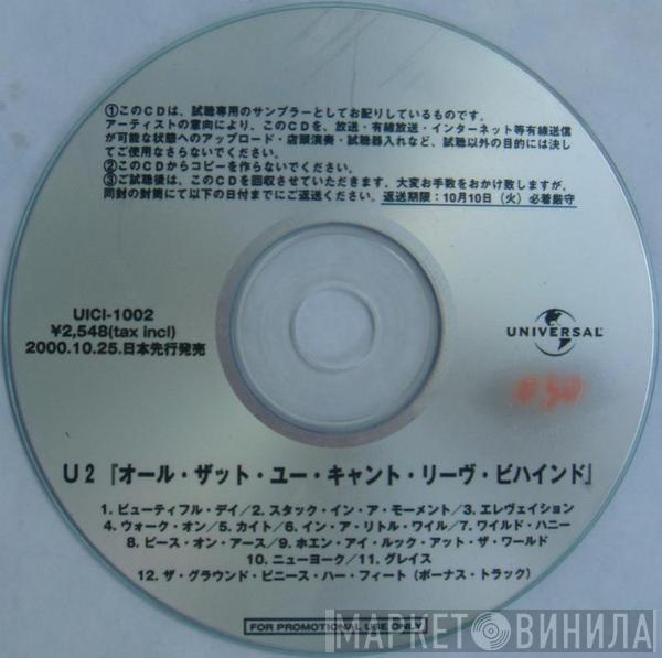  U2  - All That You Can't Leave Behind