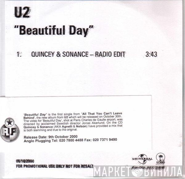  U2  - Beautiful Day (Quincey & Sonance Radio Edit)