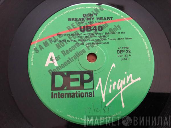  UB40  - Don't Break My Heart