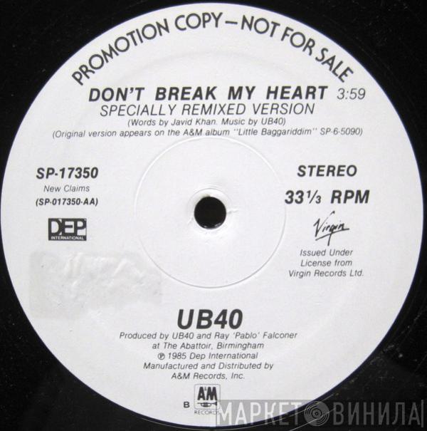  UB40  - Don't Break My Heart