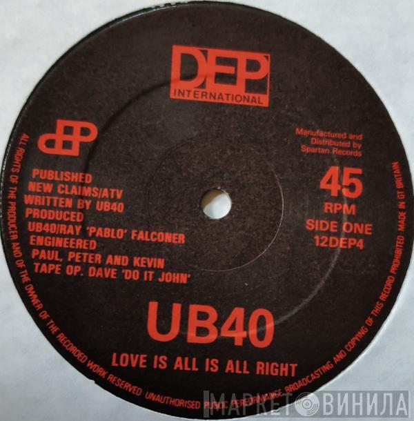  UB40  - Love Is All Is All Right