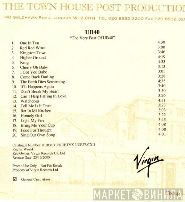  UB40  - The Very Best Of UB40 1980 - 2000