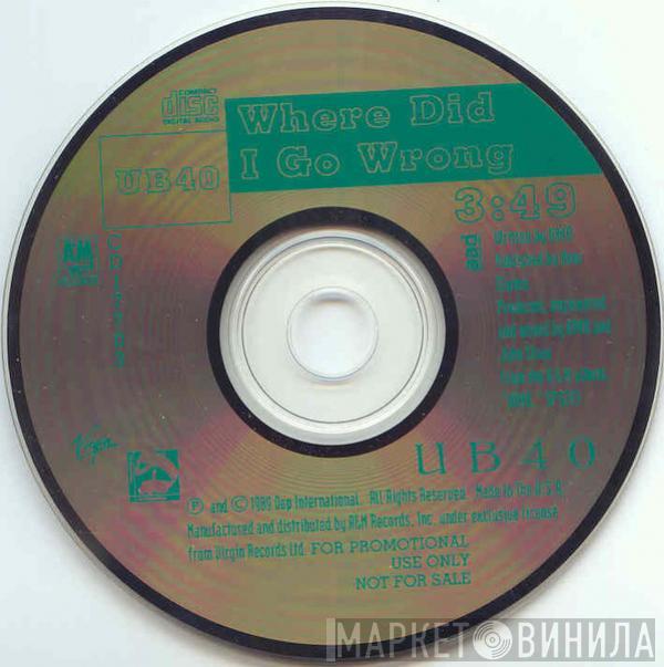  UB40  - Where Did I Go Wrong