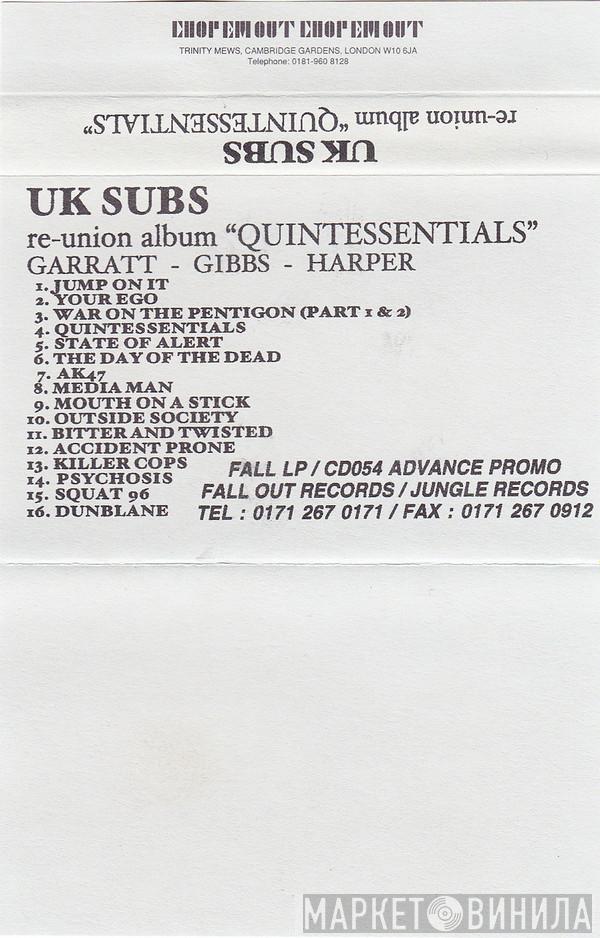  UK Subs  - Quintessentials