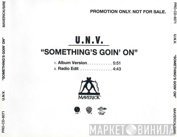  UNV  - Something's Goin' On